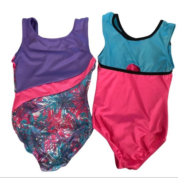 Freestyle Swimsuit Kids Girls One Piece Size 7/8 (set of two) - Picture 2 of 6